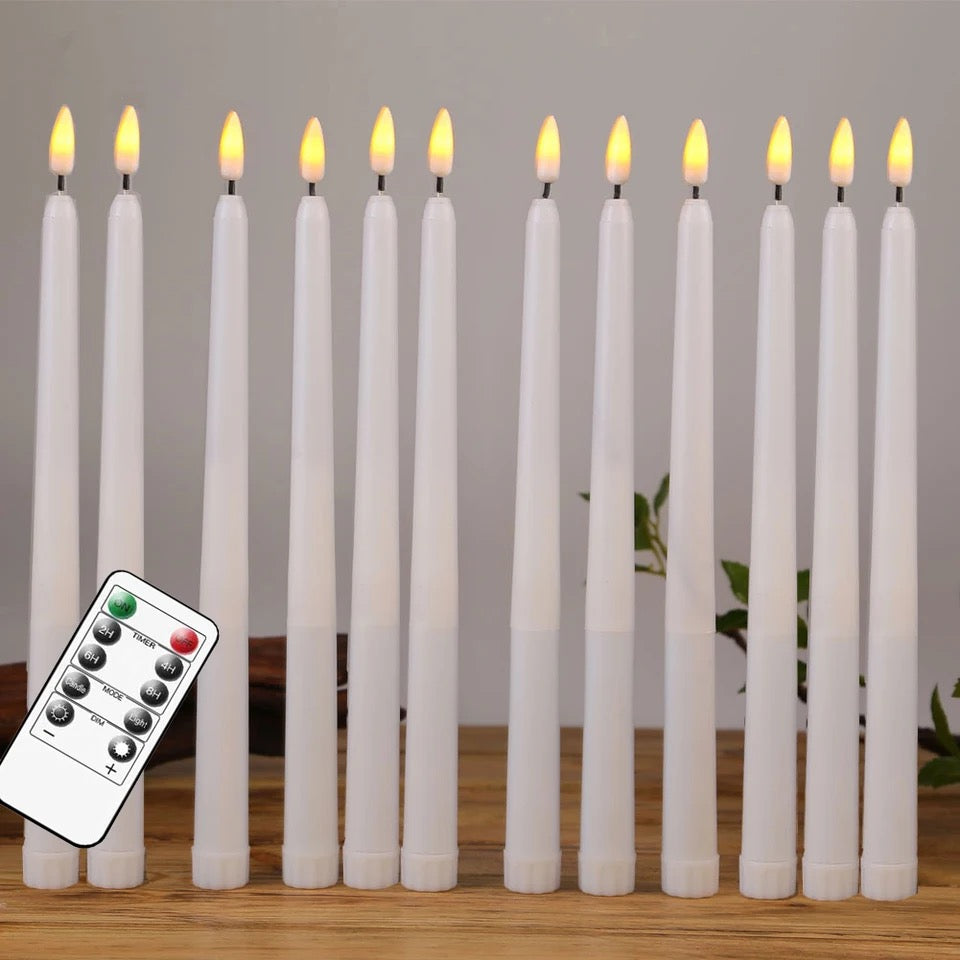 Juego de 6 velas a control remoto