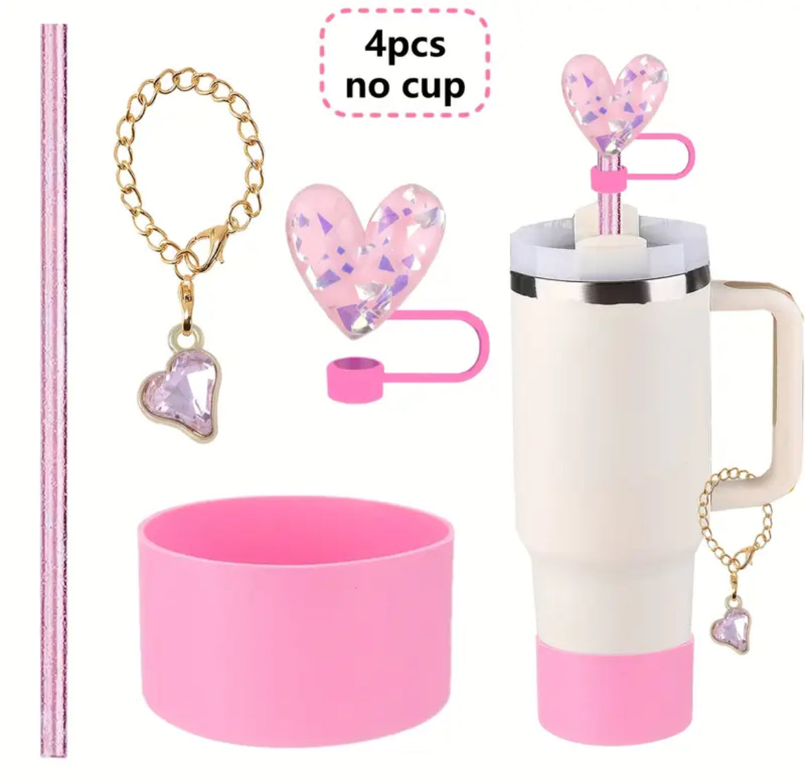Set 4 accesorios // Rosa