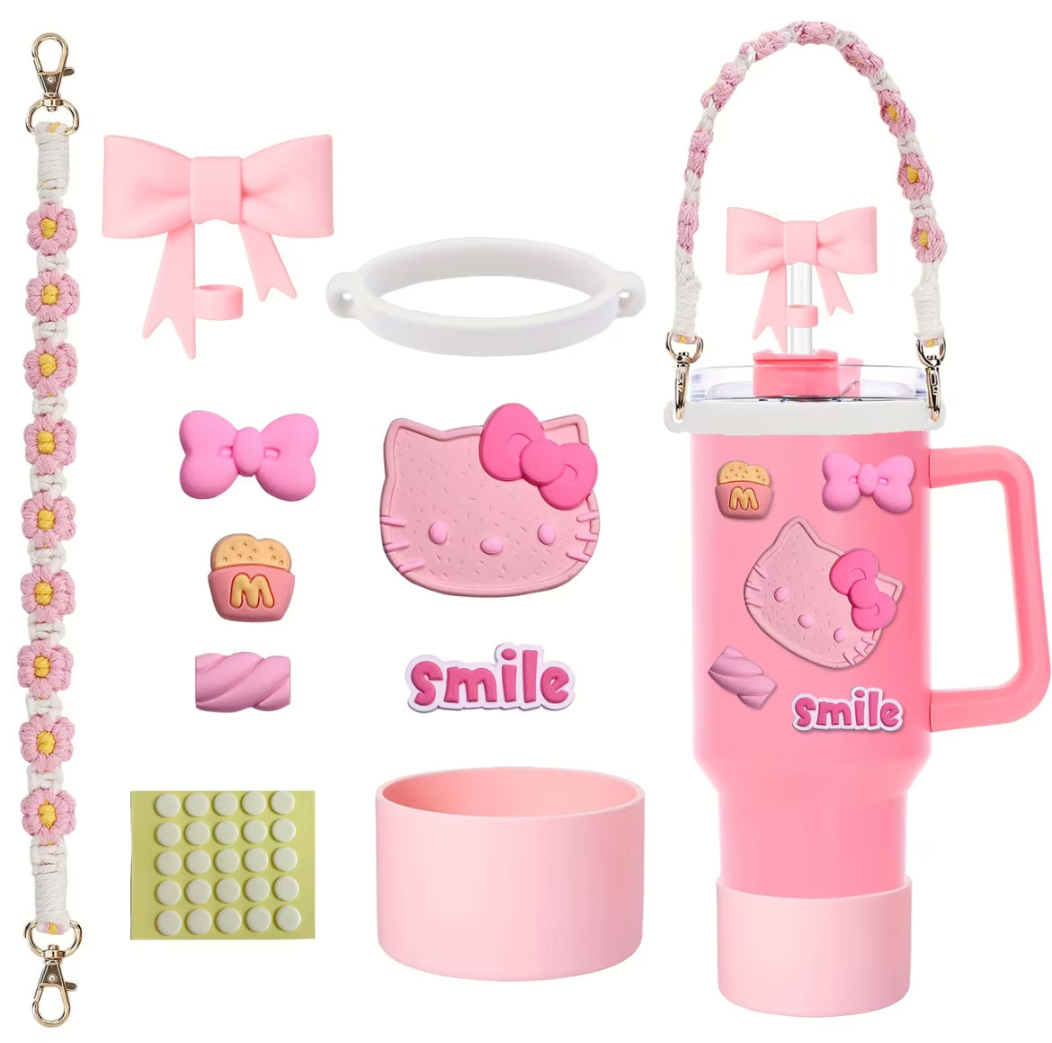 Set de hello Kitty /10 pc // Rosa