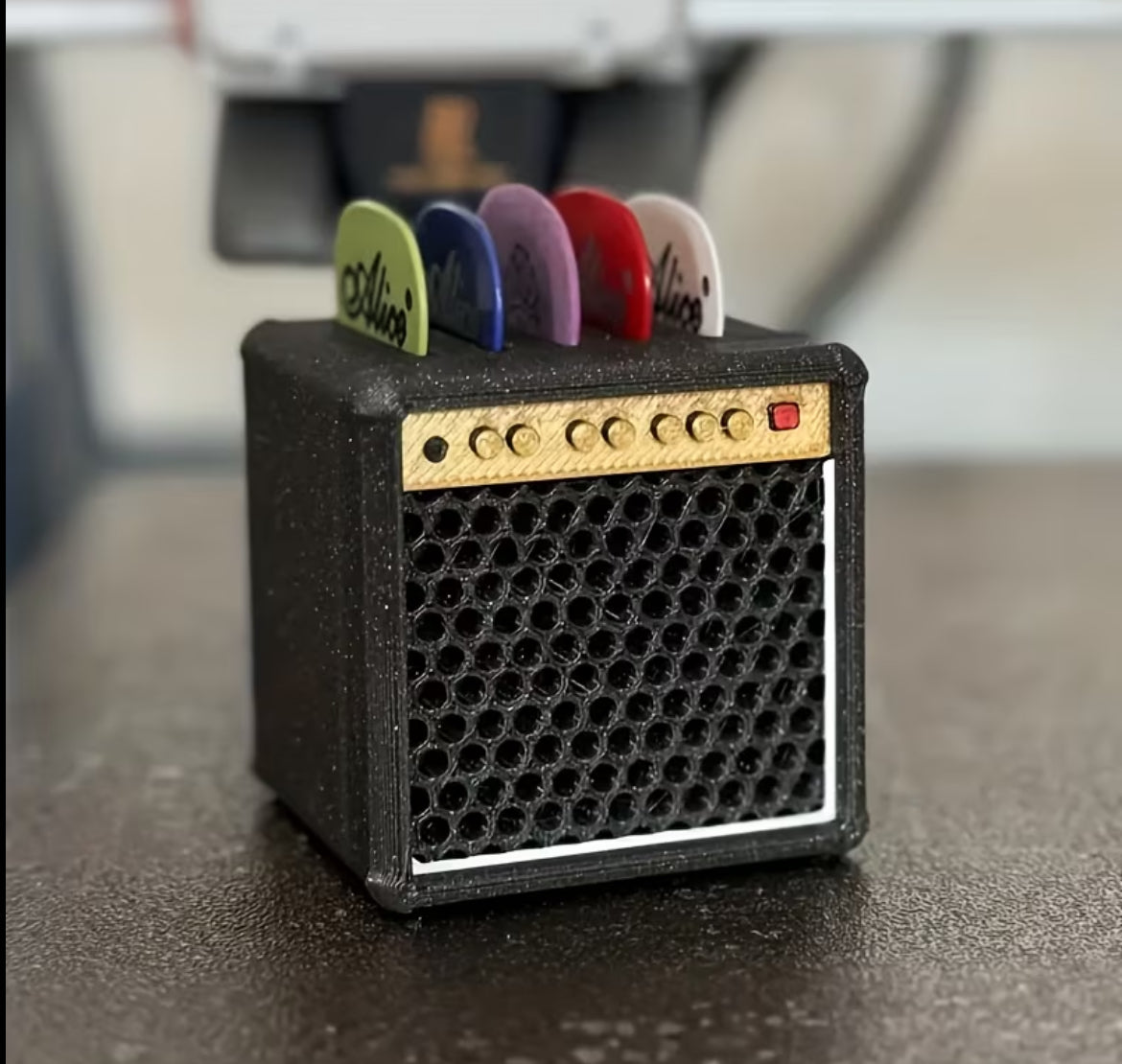 Soportes para Púas de Guitarra // Parlante