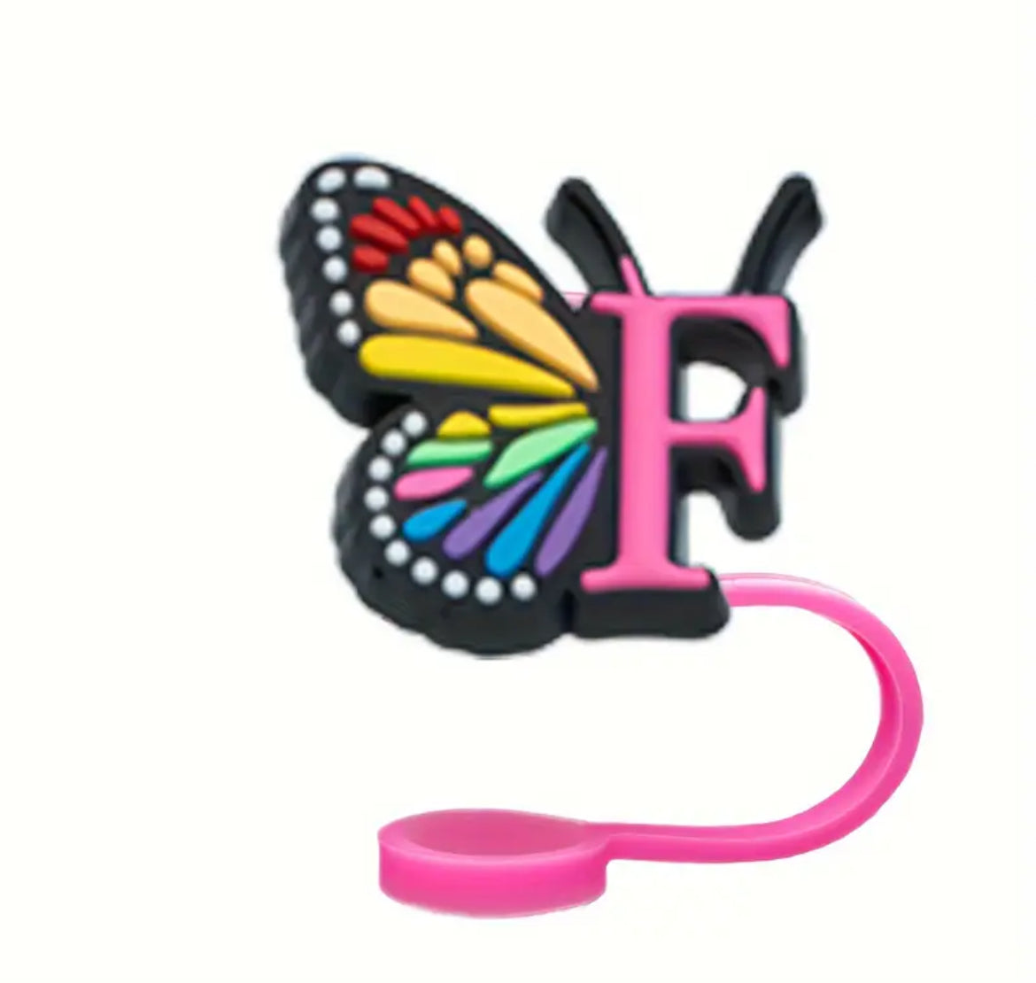 Protector de cañita // F // Mariposa