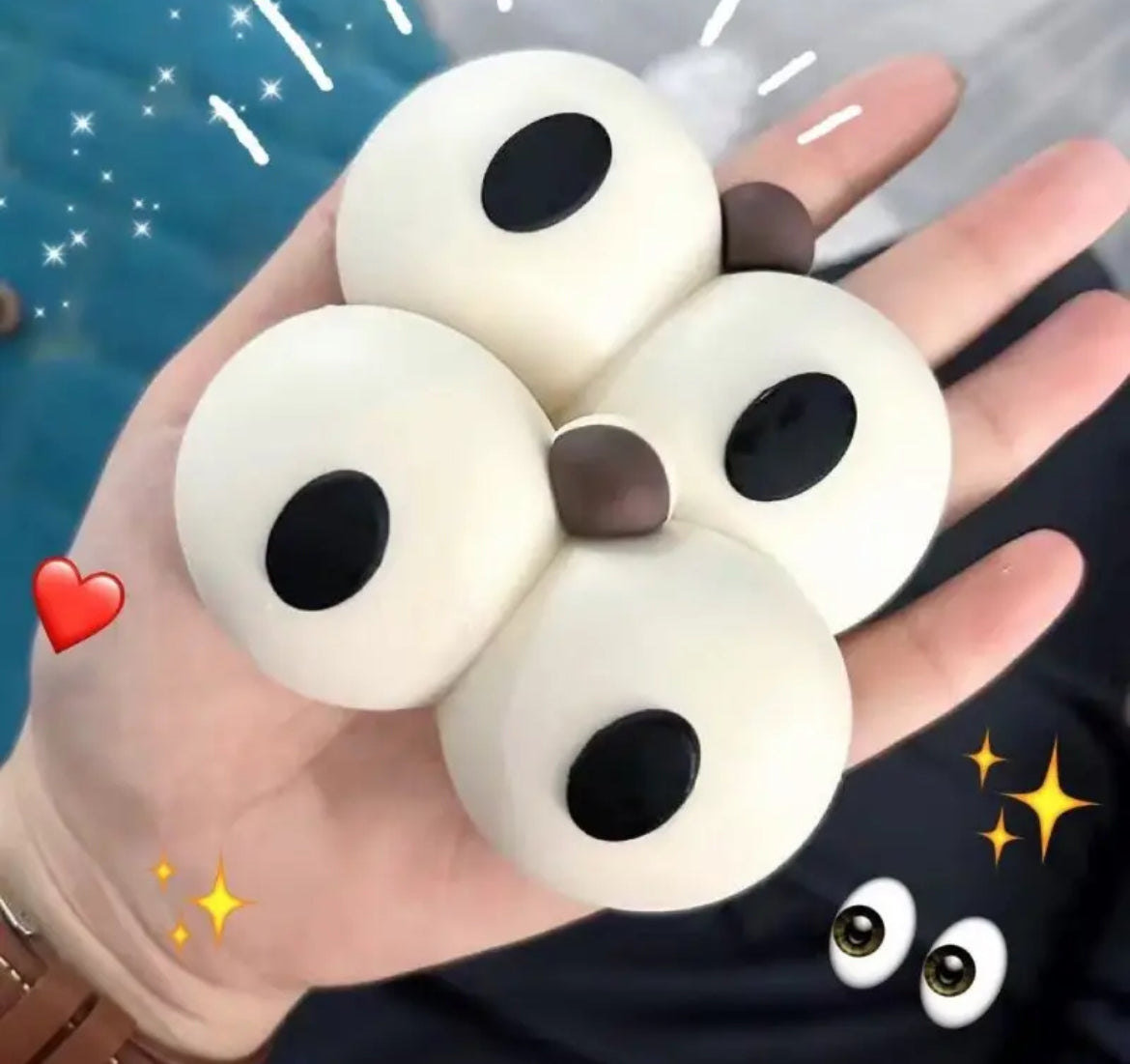 Ojos grandes 2 pc