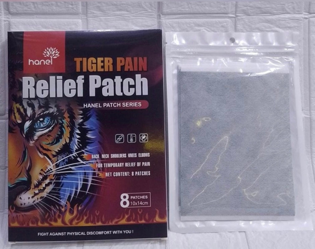 PARCHE DE ALIVIO DOLOR DE TIGRE 🐯 ( 8 pc)