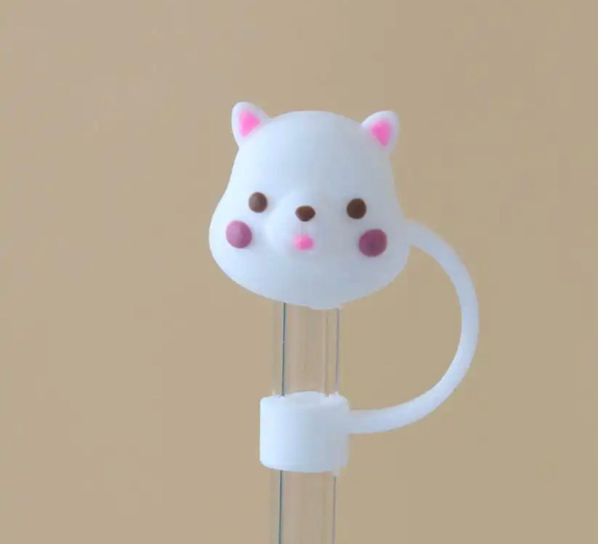 Protector de cañita oso blanco