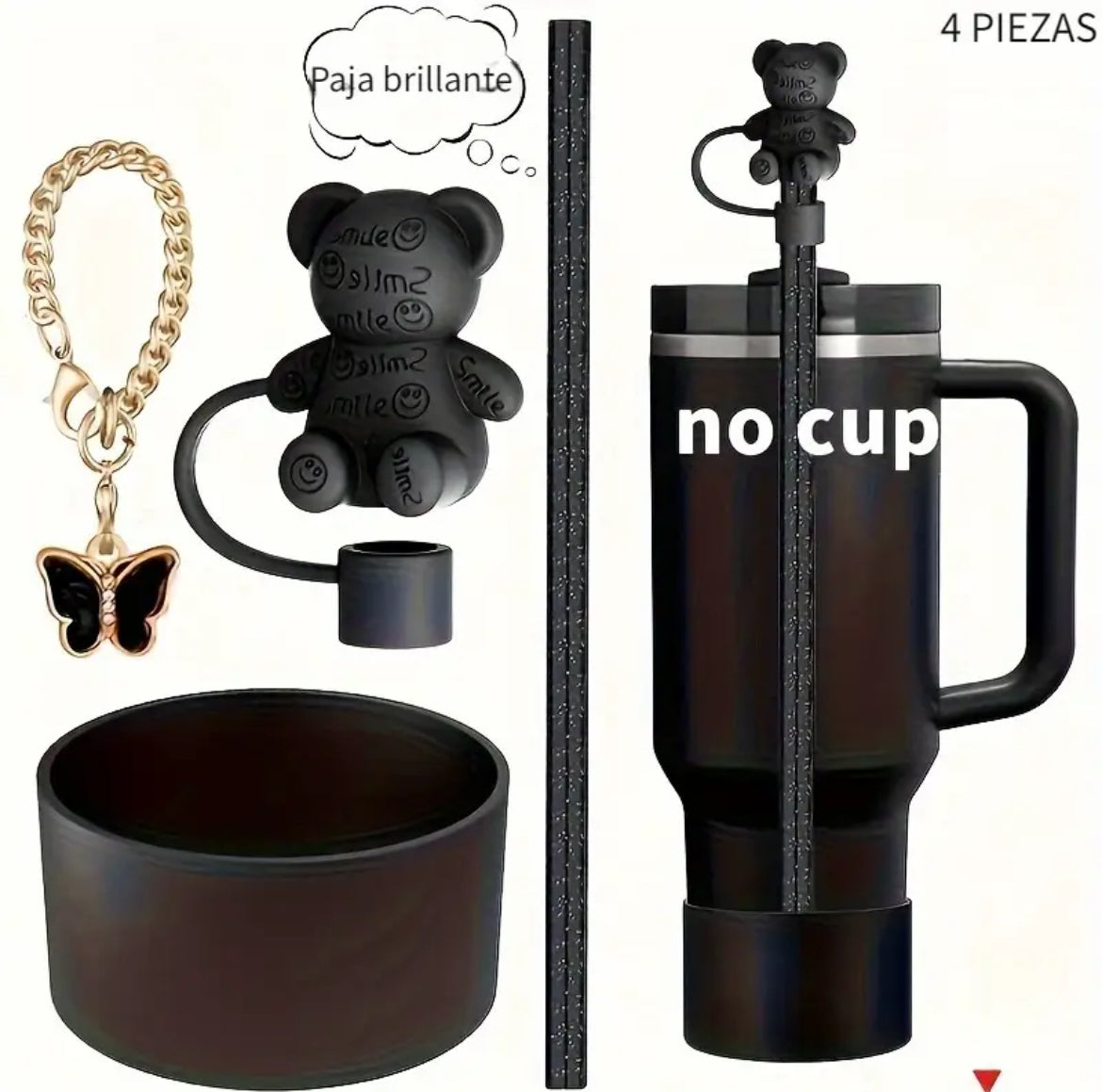 Set osito negro // 4 pc