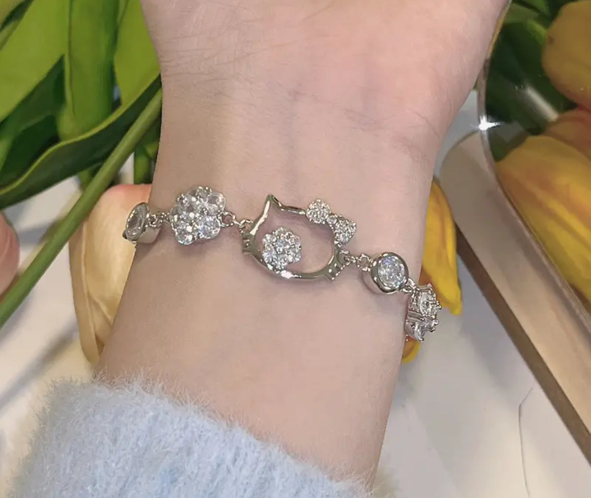 Brazalete hello Kitty