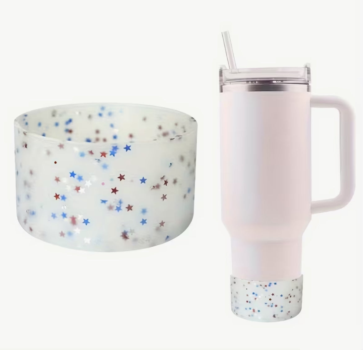 Base- Protector / Transparente de estrellas / 20 - 40 onz