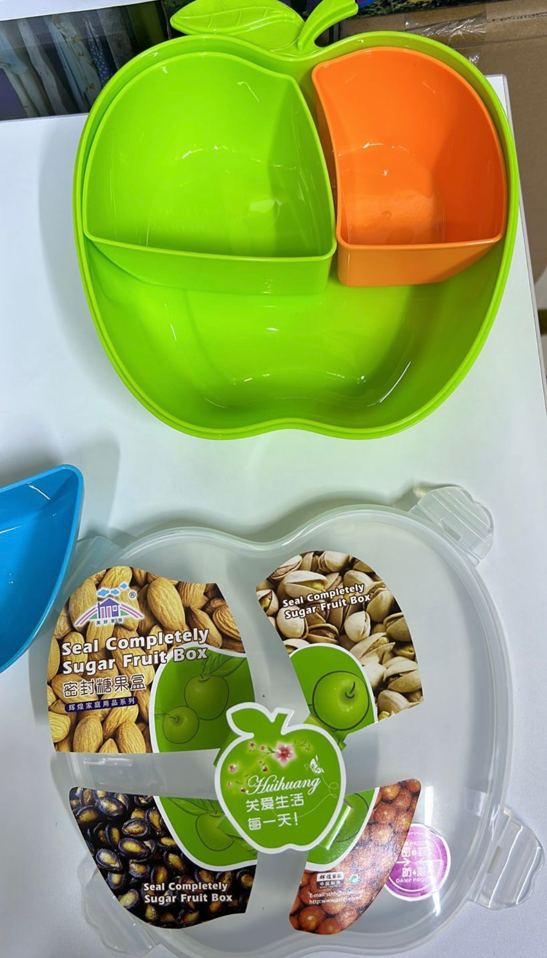 Taper o caja en forma de manzana