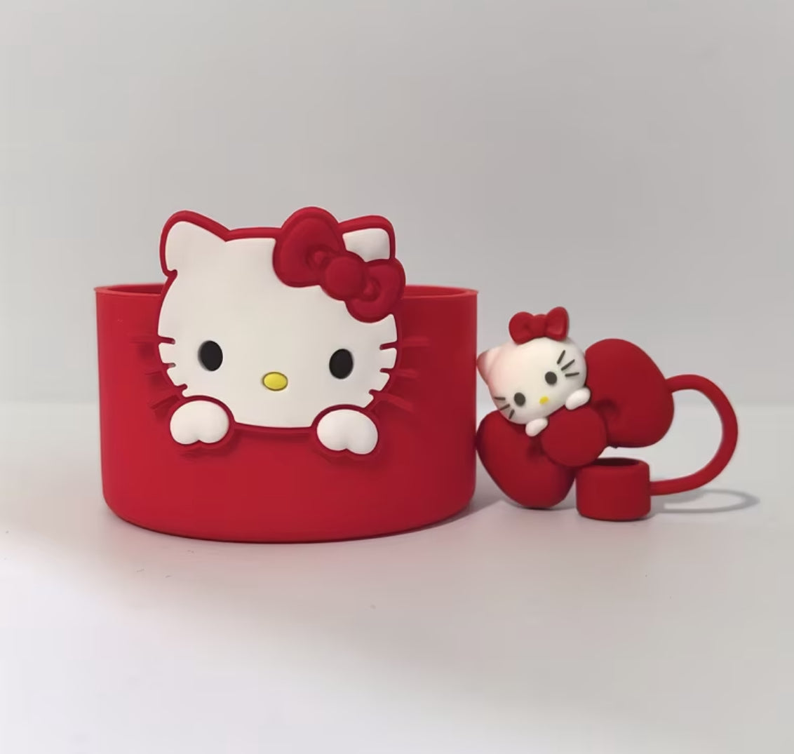 Set Kitty // 2 pc // Rojo