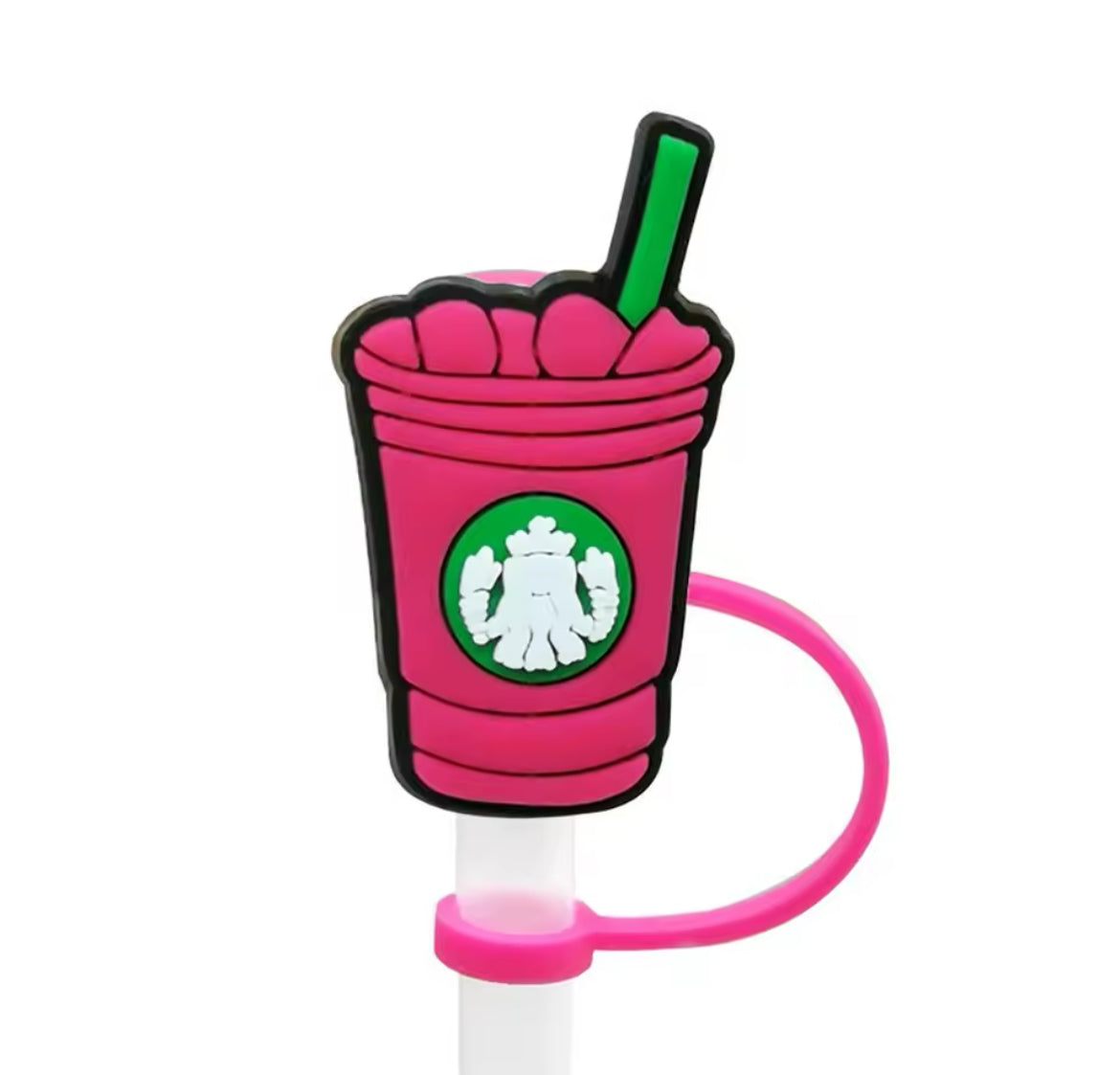 Protector de cañita Starbucks Rosa