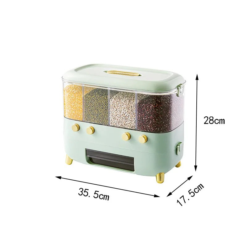 Dispensador o contenedor de Arroz 10 litros ( Mod Escorpio ♏ 2)