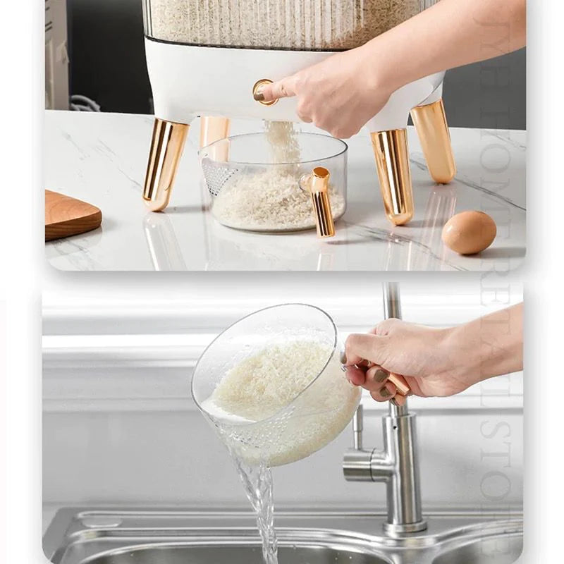Dispensador o contenedor de Arroz 10 litros (Escorpio ♏)