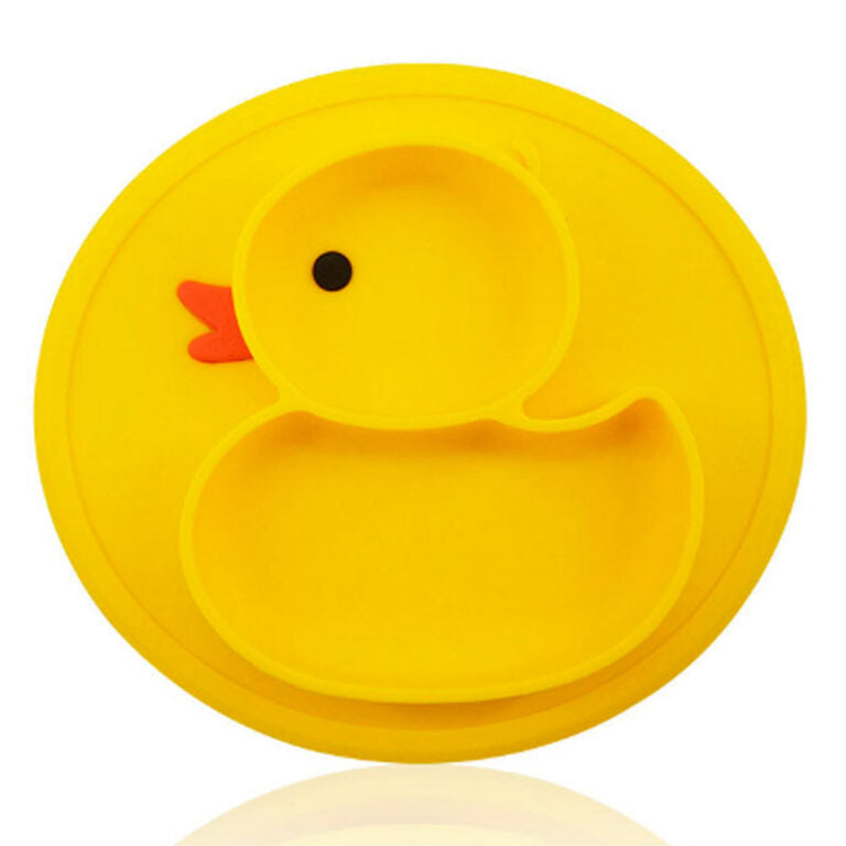 Plato de Silicona Pato (SOLO AMARILLO Y AZUL)