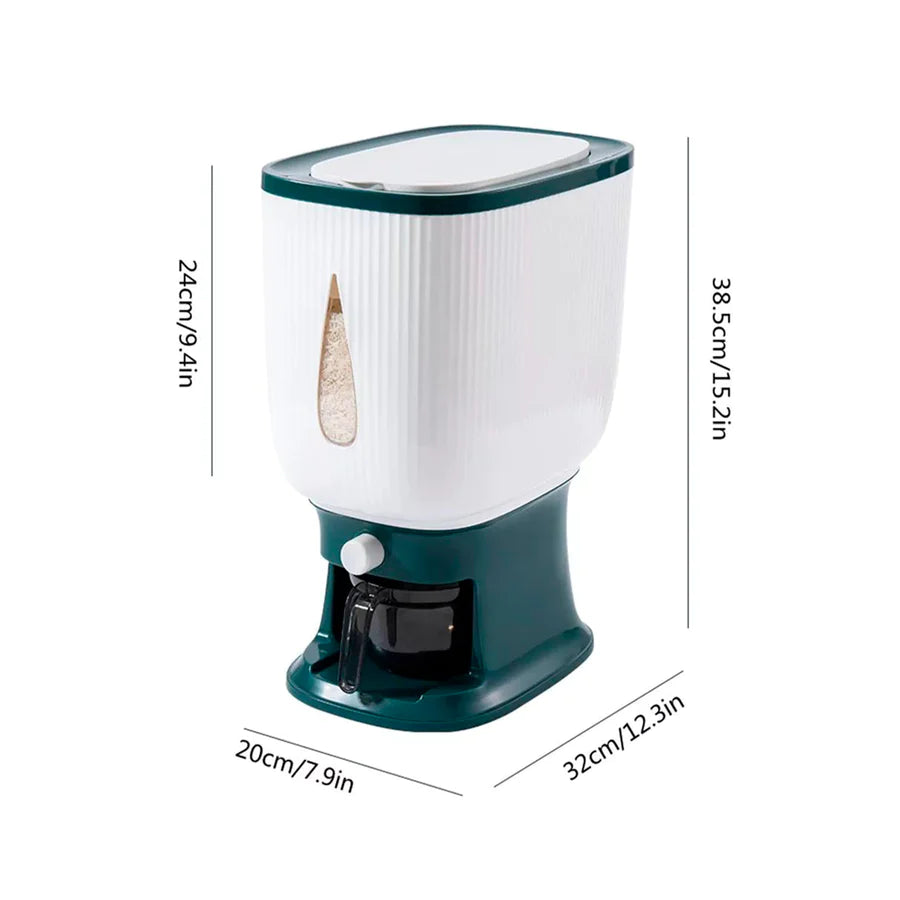 Dispensador o contenedor de Arroz 10 kilos ( tauro ♉)