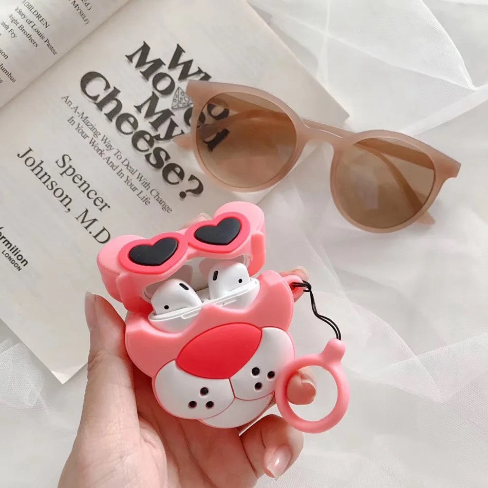 CASE AIRPODS -PANTERA ROSA