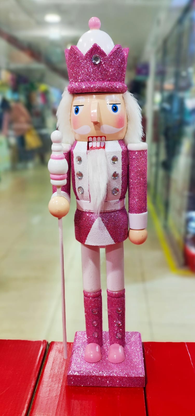 CASCANUECES PINK NAVIDEÑO 38 CM