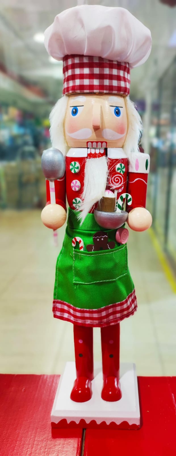 CASCANUECES COCINERO NAVIDEÑO 38CM