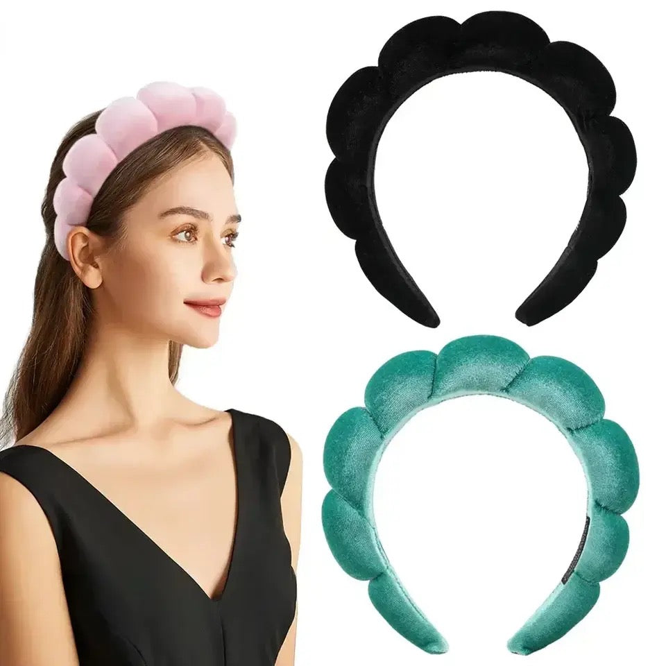 Vincha o Diadema de maquillaje spa