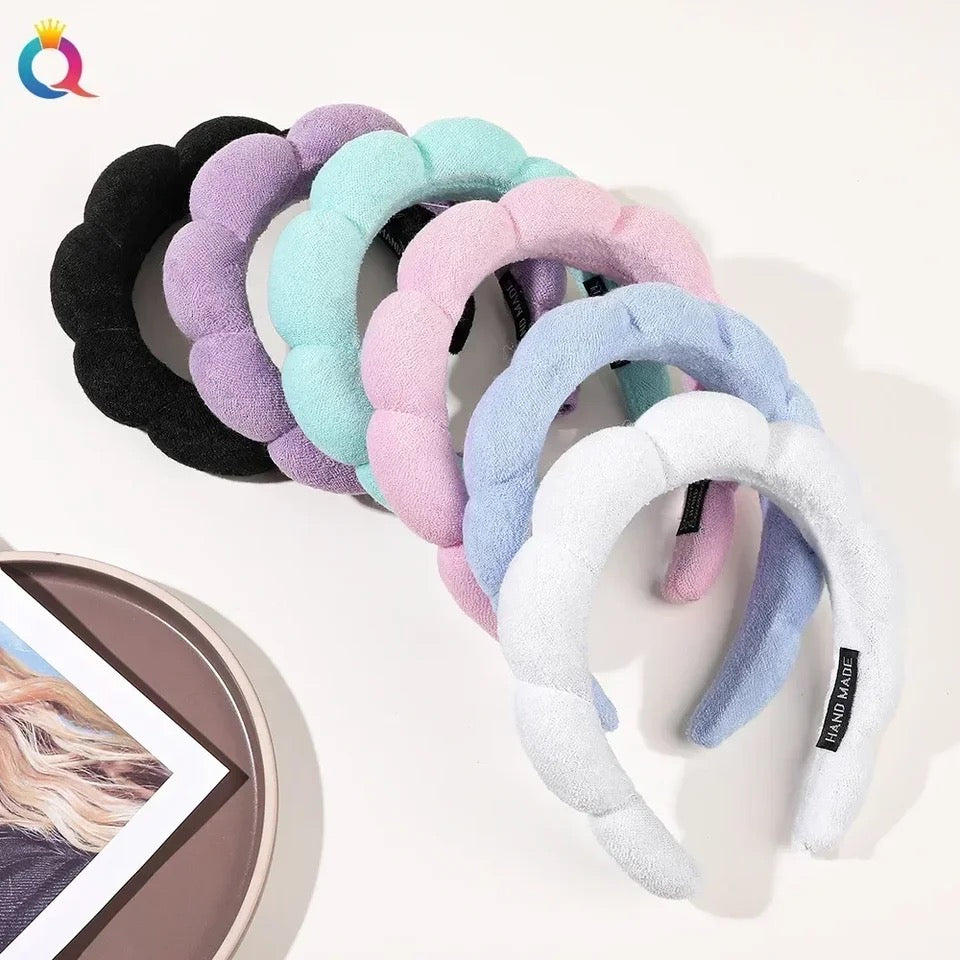 Vincha o Diadema de maquillaje spa