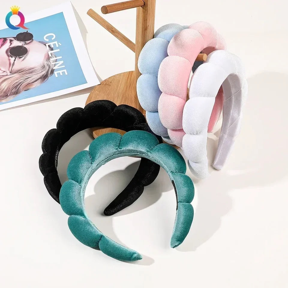 Vincha o Diadema de maquillaje spa