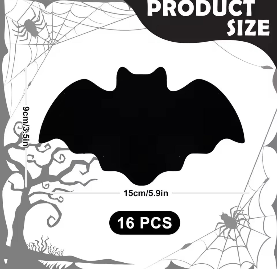 Posavasos para mesa de Halloween (4 pc )
