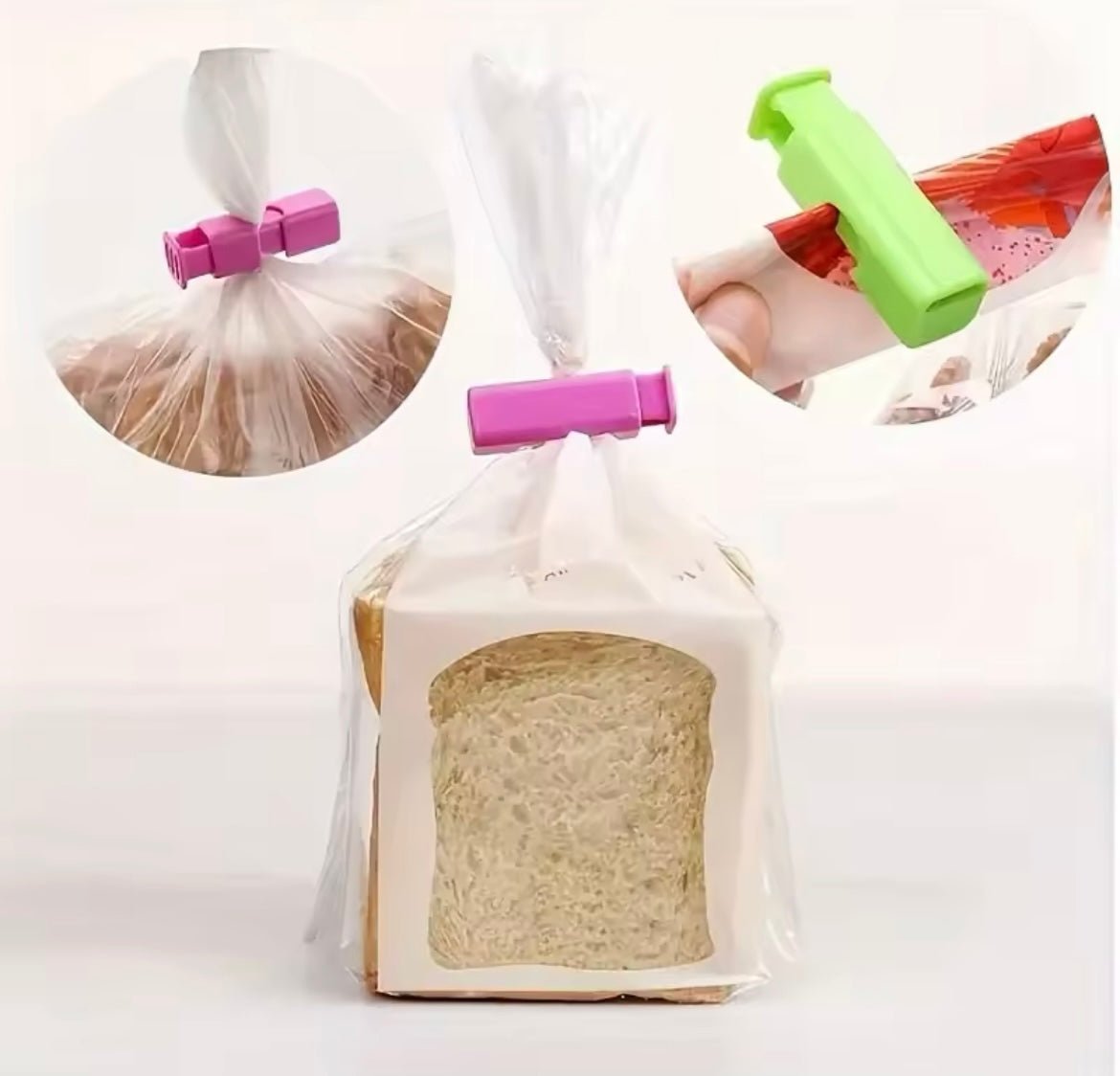 Clips de sellado de alimentos ( 2 piezas )