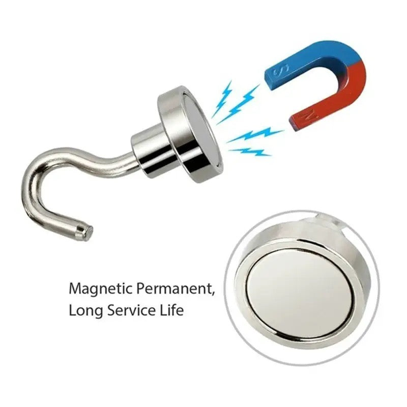 Gancho Magnetico de aluminio 12 mm