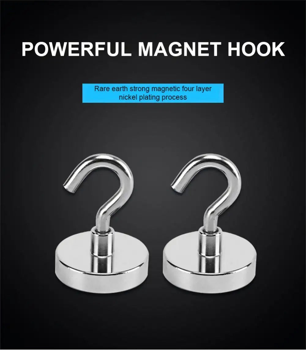Gancho Magnetico de aluminio 12 mm