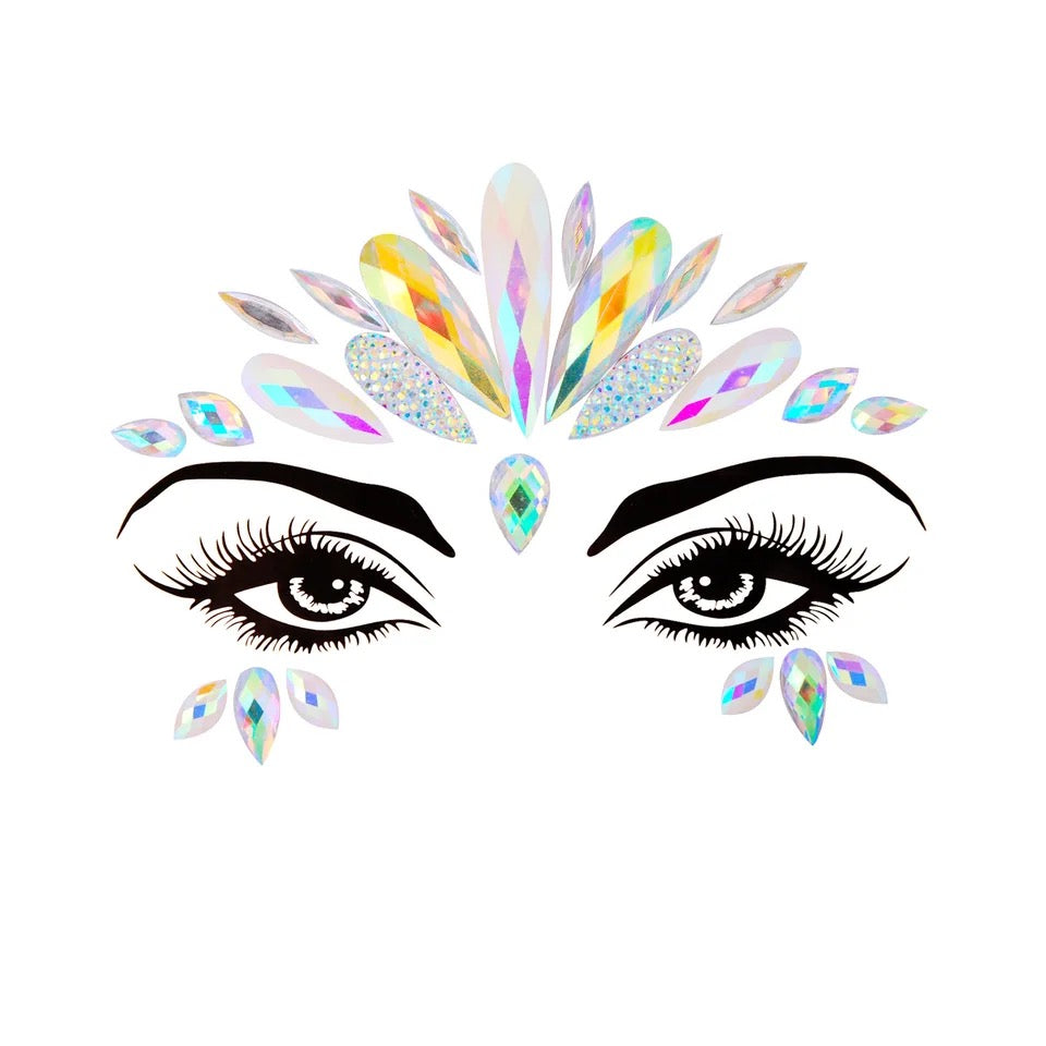Pegatinas para rostro Gemas