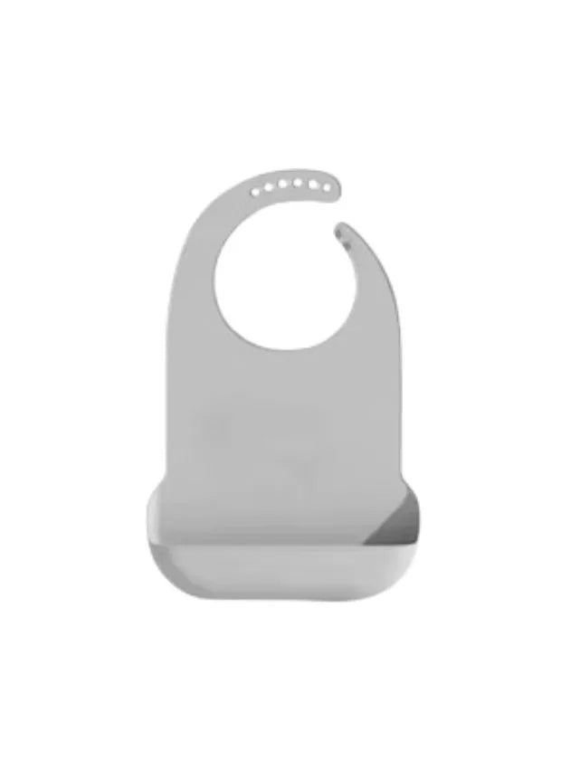 Babero Adulto de Silicona, Tamaño Grande 52*36 cm, Ideal para Comer sin Manchar