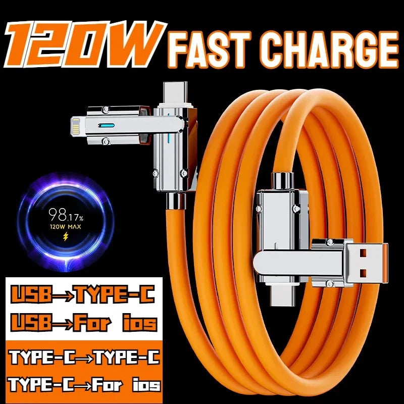 Cable 4 en 1 ( 120 w)