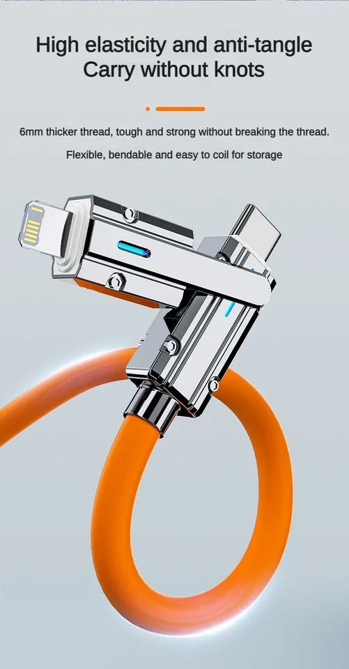 Cable 4 en 1 ( 120 w)