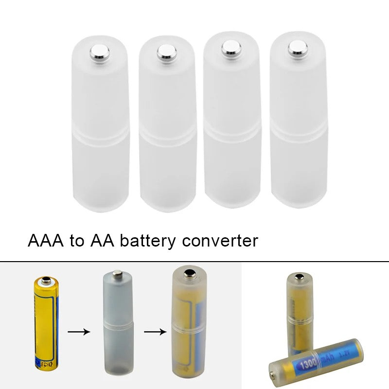 Adaptador de batería AAA a AA