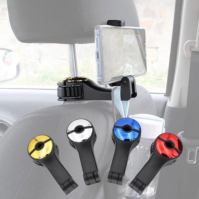 Gancho o colgador 3 en 1 de asiento trasero ( set 2 )