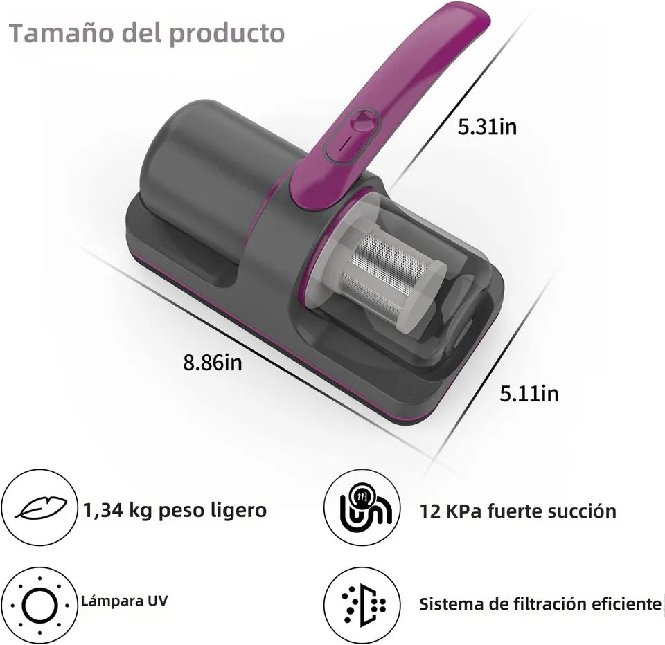 Aspiradora ultravioleta Adiós ácaros 😊