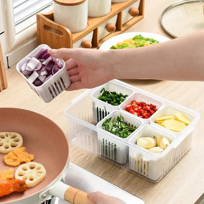 Caja de almacenamiento para frutas y verduras .