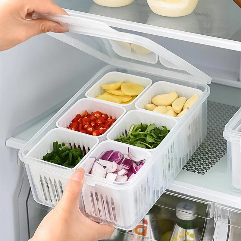 Caja de almacenamiento para frutas y verduras .