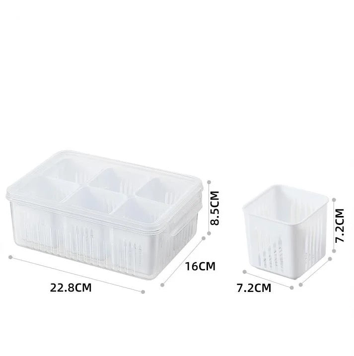 Caja de almacenamiento para frutas y verduras .