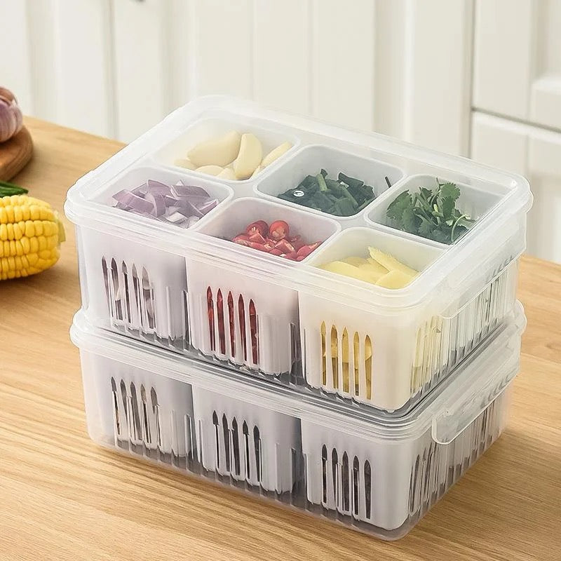 Caja de almacenamiento para frutas y verduras .