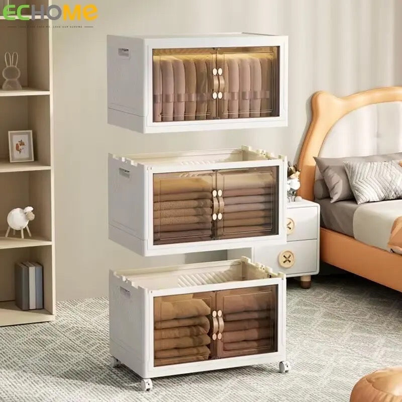 Estante plegable de 5 niveles Afrodita ( Mod 2) Ruedas grandes