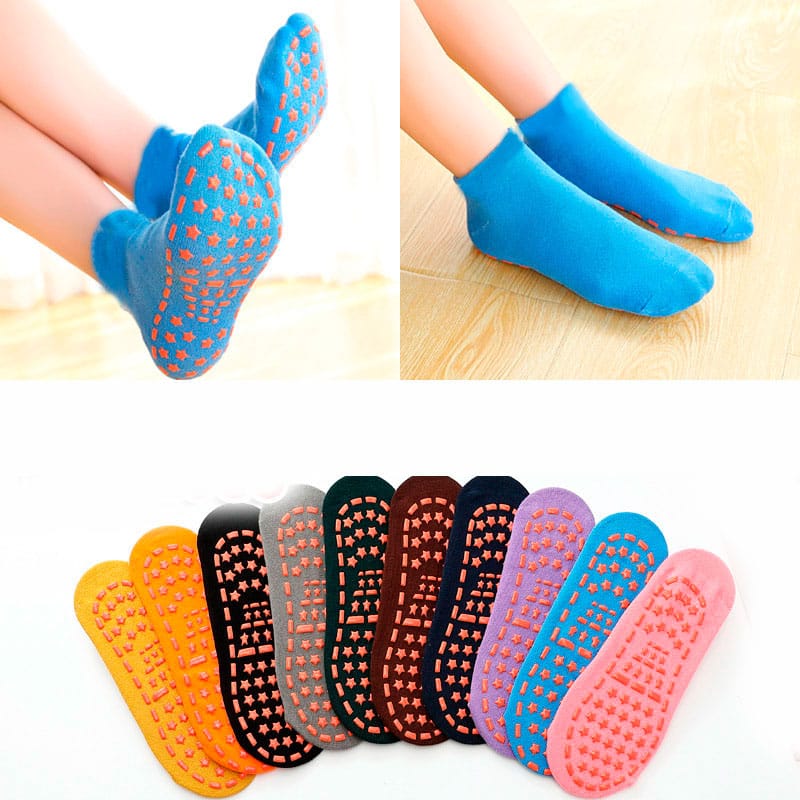 Medias Antideslizante Talla 29 a 34 (Colores Surtidos) (M)