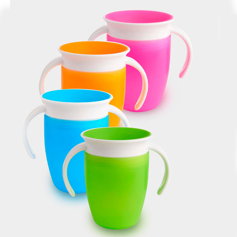 Vaso Antiderrame 360º (Solo Azul y Rosado)