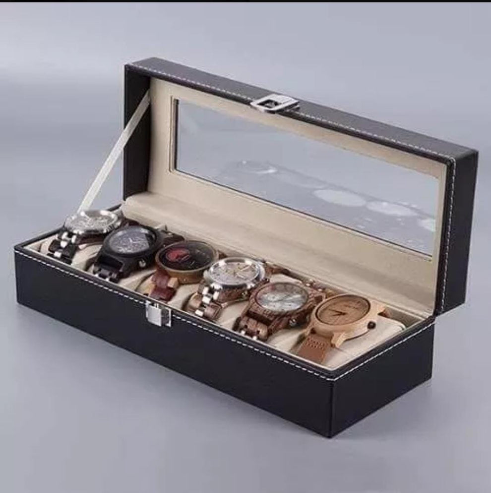 JOYERO PORTA 6 RELOJES