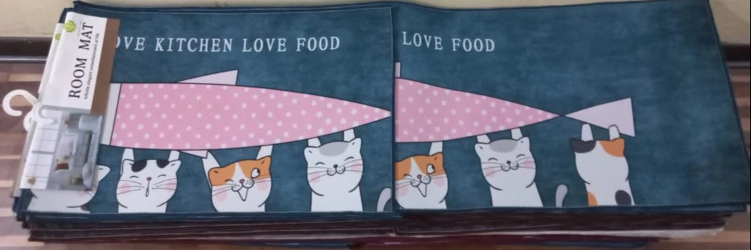 ALFOMBRA ANTIDESLIZANTE PARA COSINA SET DE 2 PIEZAS