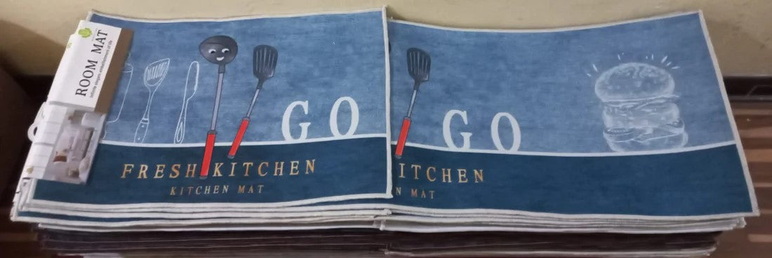ALFOMBRA ANTIDESLIZANTE PARA COSINA SET DE 2 PIEZAS