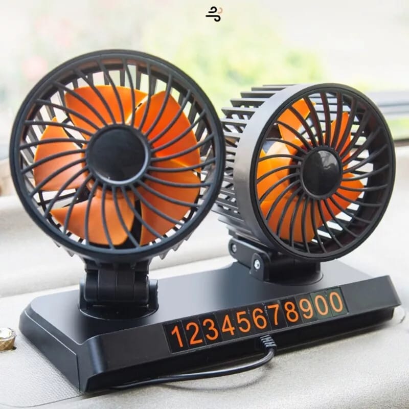 VENTILADOR DE AUTO DE 2 CABEZALES