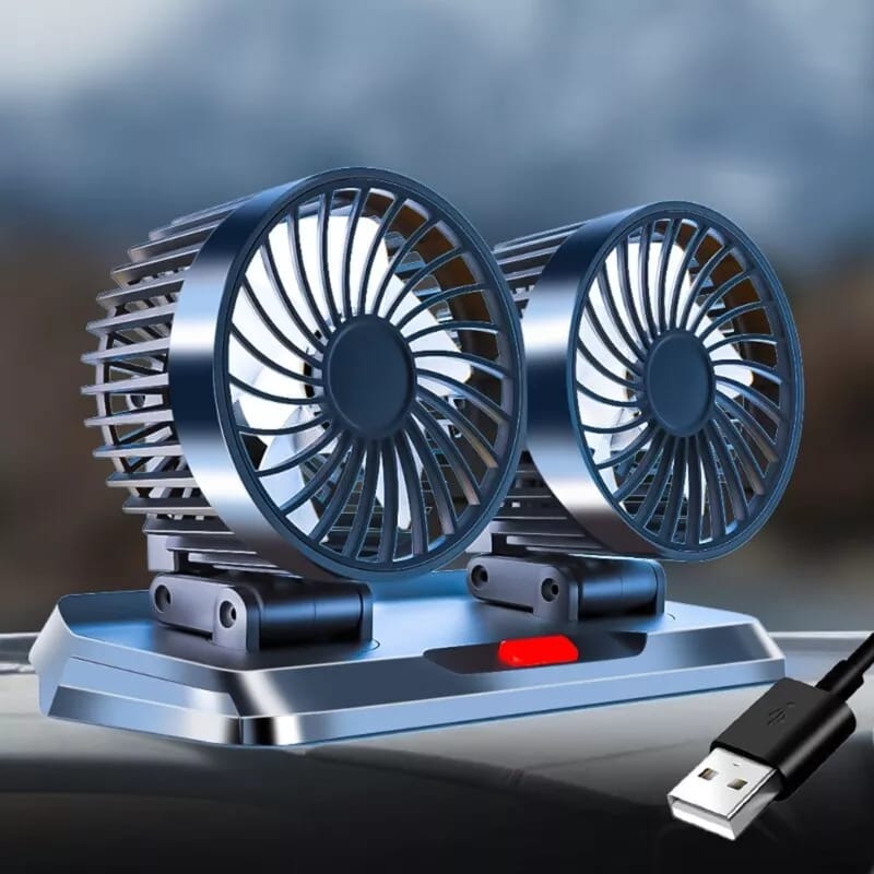 VENTILADOR DE AUTO DE 2 CABEZALES