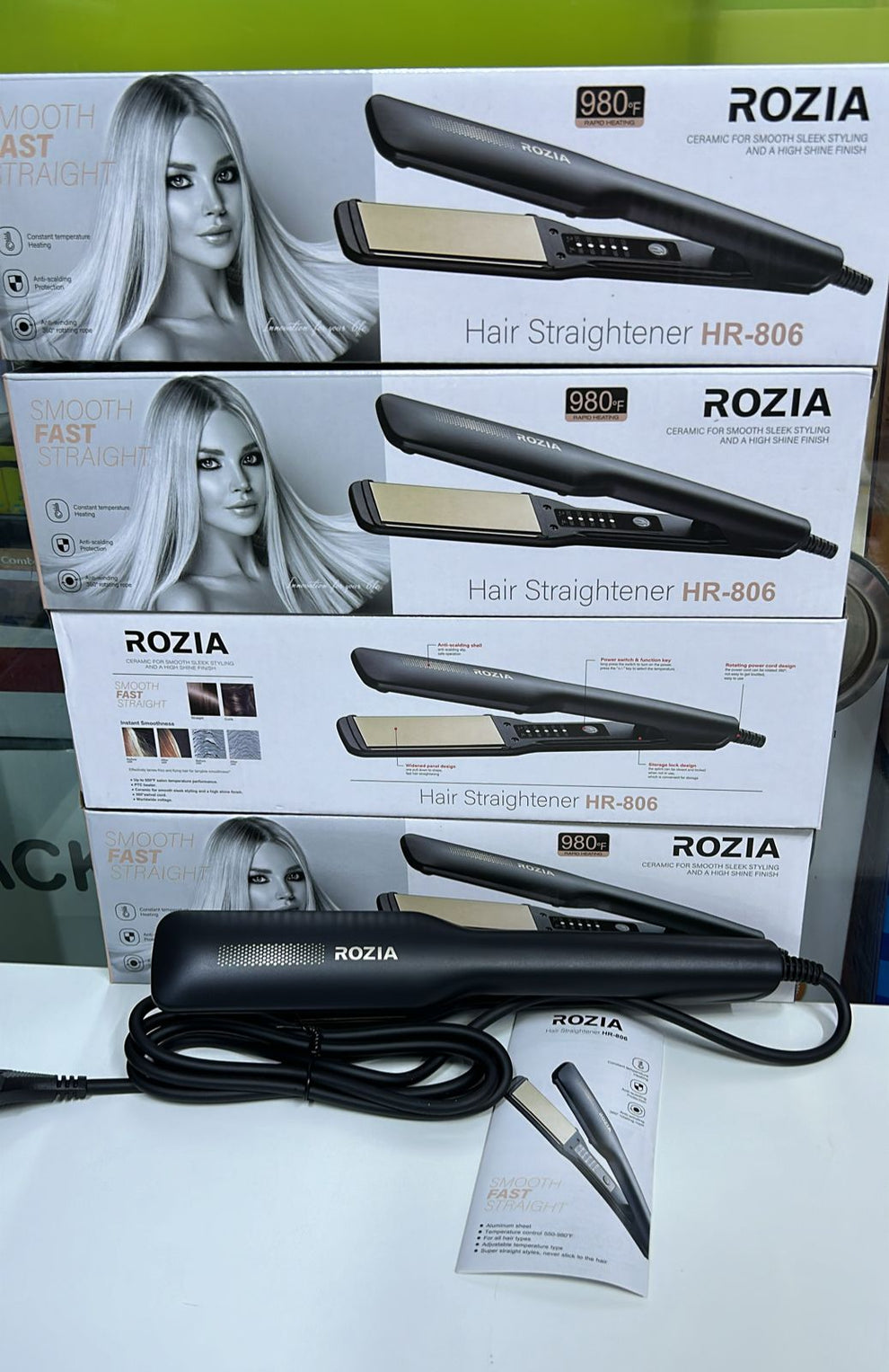 PLANCHA PARA CABELLO ROZIA HR806