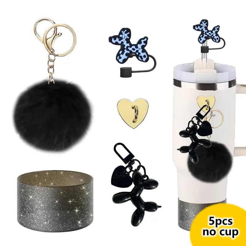 set -Pack de protectores -5 pc- Black - perrito