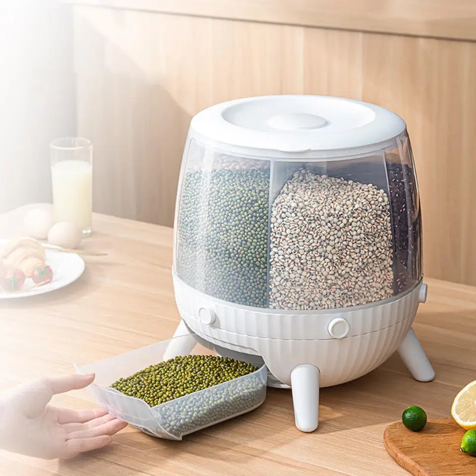 Dispensador o contenedor de cereales 6 en 1 ( Geminis)
